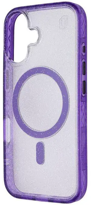 CellHelmet Magnitude Case for MagSafe for Apple iPhone 16 - Lilac Purple Sparkle CellHelmet Magnitude Case for MagSafe for Apple iPhone 16 - Lilac Purple Sparkle