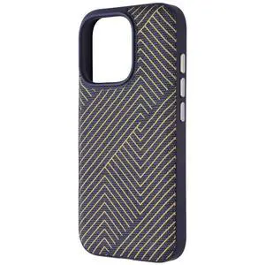 ZAGG London Snap Series Case for Apple iPhone 16 Pro - Navy Blue / Gold ZAGG London Snap Series Case for Apple iPhone 16 Pro - Navy Blue / Gold
