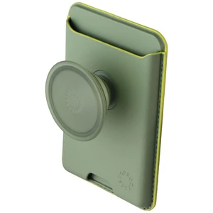 PopSockets Leather PopWallet+ Phone Wallet with Grip for MagSafe - Eucalyptus PopSockets Leather PopWallet+ Phone Wallet with Grip for MagSafe - Eucalyptus