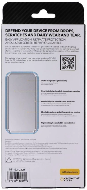 CellHelmet Tempered Glass Screen Protector w/Align Tray for Apple iPhone 17 Pro CellHelmet Tempered Glass Screen Protector w/Align Tray for Apple iPhone 17 Pro