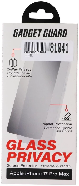 Gadget Guard Glass Privacy Screen Protector for Apple iPhone 17 Pro Max Gadget Guard Glass Privacy Screen Protector for Apple iPhone 17 Pro Max