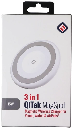 TekYa 15W 3-in-1 QiTek MagSpot Wireless Charger - White TekYa 15W 3-in-1 QiTek MagSpot Wireless Charger - White