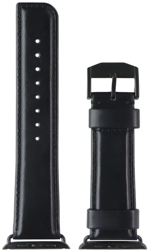 Case-Mate Watch Band for Apple Watch Series 1-10/SE (42mm-49mm) - Black Leather Case-Mate Watch Band for Apple Watch Series 1-10/SE (42mm-49mm) - Black Leather