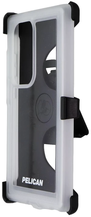 Pelican Voyager Case and Belt Clip Holster for Samsung Galaxy S24 Ultra - Clear Pelican Voyager Case and Belt Clip Holster for Samsung Galaxy S24 Ultra - Clear