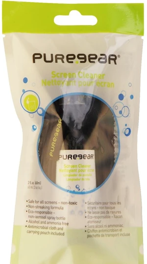 PureGear Screen Cleaner with Cleaning Cloth for All Screens 2oz Bottle 62146PG PureGear Screen Cleaner with Cleaning Cloth for All Screens 2oz Bottle 62146PG