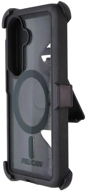 Pelican Voyager Case + Holster for MagSafe for Samsung Galaxy S26 - Black/Clear Pelican Voyager Case + Holster for MagSafe for Samsung Galaxy S26 - Black/Clear