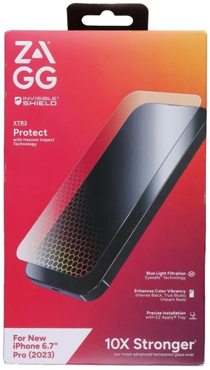 ZAGG Invisible Shield XTR3 Protect Screen Protector for Apple iPhone 15 Pro Max ZAGG Invisible Shield XTR3 Protect Screen Protector for Apple iPhone 15 Pro Max