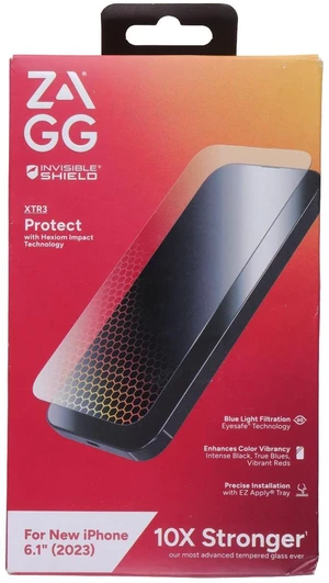 ZAGG Invisible Shield XTR3 Screen Protector for Apple iPhone 15 ZAGG Invisible Shield XTR3 Screen Protector for Apple iPhone 15