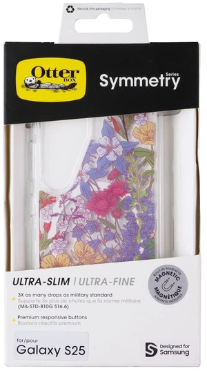 OtterBox Symmetry Series Magnetic Case for Samsung Galaxy S25 - Wildflower/Clear OtterBox Symmetry Series Magnetic Case for Samsung Galaxy S25 - Wildflower/Clear