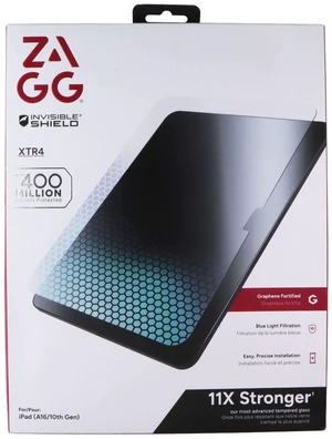 ZAGG XTR4 Tempered Glass Screen Protector for Apple iPad (A16/10th Gen) ZAGG XTR4 Tempered Glass Screen Protector for Apple iPad (A16/10th Gen)