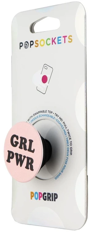 PopSockets: PopGrip with Swappable Top for Phones and Tablets - GRL PWR / Pink PopSockets: PopGrip with Swappable Top for Phones and Tablets - GRL PWR / Pink