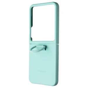 Samsung Official Silicone Case with Ring for Galaxy Z Flip7 FE/Z Flip6 - Mint Samsung Official Silicone Case with Ring for Galaxy Z Flip7 FE/Z Flip6 - Mint