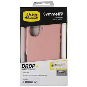 OtterBox Symmetry Cactus Leather MagSafe Case for iPhone 16 - Ballet Blush Pink OtterBox Symmetry Cactus Leather MagSafe Case for iPhone 16 - Ballet Blush Pink