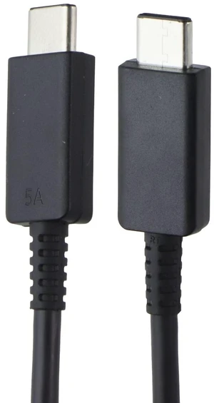 Samsung Official (5A / 1.8m) USB Cable - USB-C to USB-C - Black (EP-DX510JBEG) Samsung Official (5A / 1.8m) USB Cable - USB-C to USB-C - Black (EP-DX510JBEG)