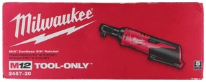 Milwaukee M12 Cordless (3/8-inch) Ratchet - Tool Only (2457-20) Milwaukee M12 Cordless (3/8-inch) Ratchet - Tool Only (2457-20)