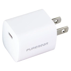PureGear LightSpeed Nano (30W) Single Port USB-C Wall Charger - White (64842PG) PureGear LightSpeed Nano (30W) Single Port USB-C Wall Charger - White (64842PG)