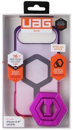 UAG Plyo Series Case + Ring Stand for MagSafe for Apple iPhone Air - Purple/Pink UAG Plyo Series Case + Ring Stand for MagSafe for Apple iPhone Air - Purple/Pink