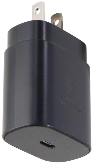 Samsung 25W USB-C Super Fast Charging Wall Charger - Black (EP-TA800NBEGUS) Samsung 25W USB-C Super Fast Charging Wall Charger - Black (EP-TA800NBEGUS)