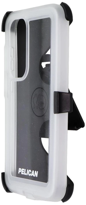 Pelican Voyager Case and Belt Clip Holster for Samsung Galaxy S24+(Plus) - Clear Pelican Voyager Case and Belt Clip Holster for Samsung Galaxy S24+(Plus) - Clear