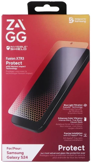ZAGG Invisible Shield Fusion XTR3 Screen Protector For Samsung Galaxy S24 ZAGG Invisible Shield Fusion XTR3 Screen Protector For Samsung Galaxy S24