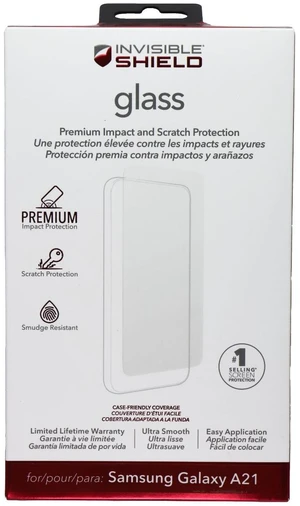 ZAGG Invisible Shield Glass Screen Protector for Samsung Galaxy A21 ZAGG Invisible Shield Glass Screen Protector for Samsung Galaxy A21
