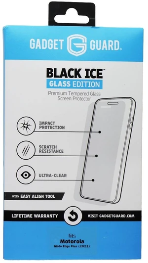 Gadget Guard Black Ice Glass Screen Protector for Motorola Moto Edge Plus (2022)