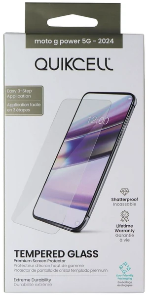 Quikcell Tempered Glass for Motorola Moto G Power 5G - 2024 Quikcell Tempered Glass for Motorola Moto G Power 5G - 2024