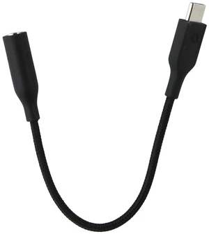 Quikcell Braided Audio Adapter Cable USB-C to 3.5mm Headphone Jack - Black Quikcell Braided Audio Adapter Cable USB-C to 3.5mm Headphone Jack - Black