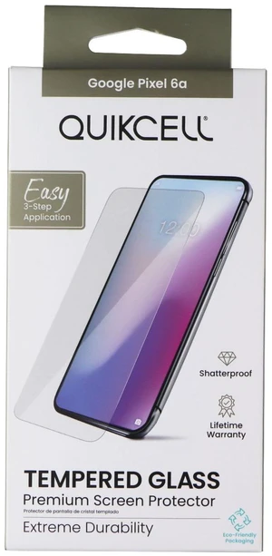 Quikcell Tempered Glass Premium Screen Protector for Google Pixel 6a Quikcell Tempered Glass Premium Screen Protector for Google Pixel 6a