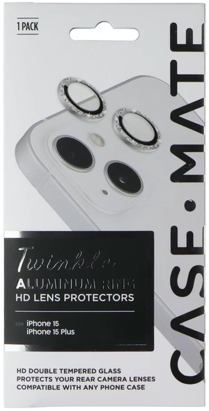 Case-Mate Aluminum Ring HD Lens Protectors for Apple iPhone 15/15 Plus - Twinkle Case-Mate Aluminum Ring HD Lens Protectors for Apple iPhone 15/15 Plus - Twinkle