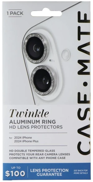 Case-Mate Aluminum Ring HD Lens Protectors for Apple iPhone 16/16 Plus - Twinkle Case-Mate Aluminum Ring HD Lens Protectors for Apple iPhone 16/16 Plus - Twinkle