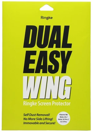 Ringke Dual Easy Wing Screen for Xiaomi Mi Note 10/Note 10 Pro/CC 9 Pro - 2 Pack Ringke Dual Easy Wing Screen for Xiaomi Mi Note 10/Note 10 Pro/CC 9 Pro - 2 Pack