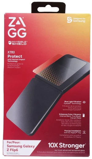 ZAGG XTR3 Screen Protector for Samsung Galaxy Z Flip6 - Clear ZAGG XTR3 Screen Protector for Samsung Galaxy Z Flip6 - Clear