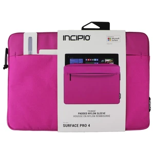 Incipio Padded Nylon Sleeve for Microsoft Surface Pro 4 - Pink Incipio Padded Nylon Sleeve for Microsoft Surface Pro 4 - Pink