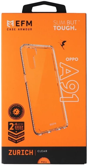 EFM Zurich Series Slim Case for Samsung Galaxy A91 - Clear EFM Zurich Series Slim Case for Samsung Galaxy A91 - Clear