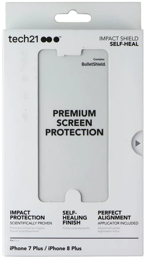 Tech21 Impact Shield Screen Protector for Apple iPhone 8 Plus/7 Plus - Clear Tech21 Impact Shield Screen Protector for Apple iPhone 8 Plus/7 Plus - Clear