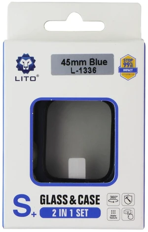 LITO S+ Glass & Rugged Case for Apple Watch Series 9/8/7 (45mm) - Blue (L-1336) LITO S+ Glass & Rugged Case for Apple Watch Series 9/8/7 (45mm) - Blue (L-1336)
