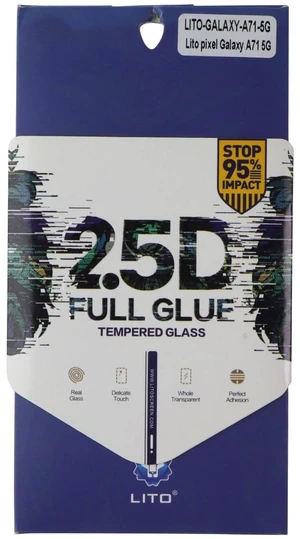 LITO 2.5D Full Glue Tempered Glass Screen Protector for Samsung Galaxy A71 5G LITO 2.5D Full Glue Tempered Glass Screen Protector for Samsung Galaxy A71 5G