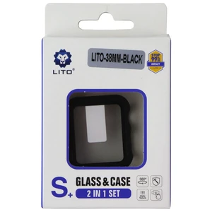 LITO S+ Glass and Case Set for Apple Watch Series 3/2/1 (38mm) - Matte Black LITO S+ Glass and Case Set for Apple Watch Series 3/2/1 (38mm) - Matte Black