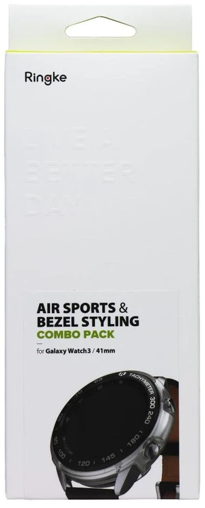 Ringke Air Sports & Bezel Styling Pack for Galaxy Watch3 (41mm) - Matte Clear Ringke Air Sports & Bezel Styling Pack for Galaxy Watch3 (41mm) - Matte Clear
