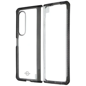 ITSKINS Hybrid R // Clear Case for Samsung Galaxy Z Fold3 5G - Black/Transparent ITSKINS Hybrid R // Clear Case for Samsung Galaxy Z Fold3 5G - Black/Transparent