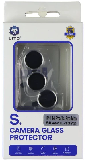 LITO S+ Camera Glass (3 Piece) for Apple iPhone 14 Pro/14 Pro Max - Silver LITO S+ Camera Glass (3 Piece) for Apple iPhone 14 Pro/14 Pro Max - Silver