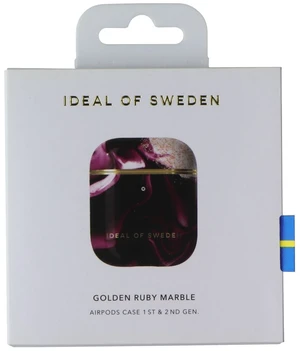 iDeal of Sweden Case for AirPods 1st Gen & 2nd Gen - Golden Ruby Marble iDeal of Sweden Case for AirPods 1st Gen & 2nd Gen - Golden Ruby Marble