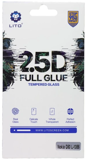 LITO 2.5D Full Glue Tempered Glass Screen Protector for Nokia G50 LITO 2.5D Full Glue Tempered Glass Screen Protector for Nokia G50
