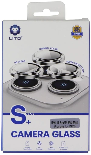 LITO S+ Camera Glass (3 Piece) for Apple iPhone 14 Pro/14 Pro Max - Purple LITO S+ Camera Glass (3 Piece) for Apple iPhone 14 Pro/14 Pro Max - Purple
