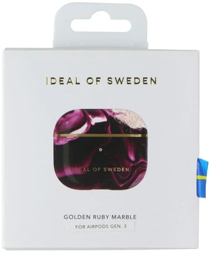 iDeal of Sweden Printed Case for Apple AirPods 3rd Gen - Golden Ruby Marble iDeal of Sweden Printed Case for Apple AirPods 3rd Gen - Golden Ruby Marble