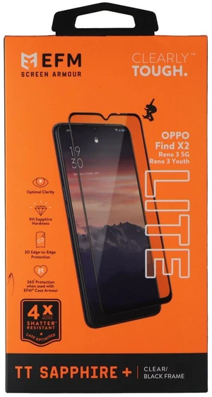 EFM Screen Armour TT Sapphire+ Protector for Oppo Find X2 Lite EFM Screen Armour TT Sapphire+ Protector for Oppo Find X2 Lite