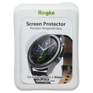 Ringke Premium Tempered Glass Screen Protector for Galaxy Watch 3 (45mm) - 4 Pk Ringke Premium Tempered Glass Screen Protector for Galaxy Watch 3 (45mm) - 4 Pk