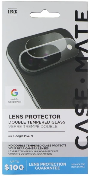 Case-Mate Double Tempered Glass Lens Protector for Google Pixel 9 Case-Mate Double Tempered Glass Lens Protector for Google Pixel 9