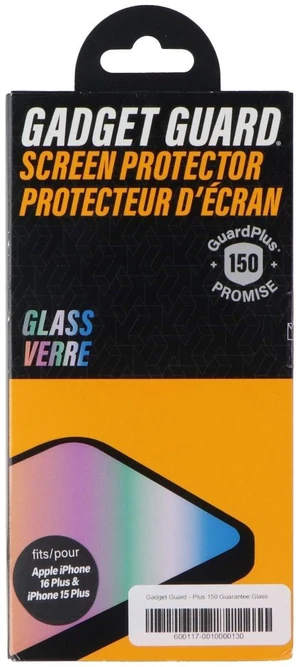 Gadget Guard Glass Screen Protector for Apple iPhone 16 Plus/15 Plus